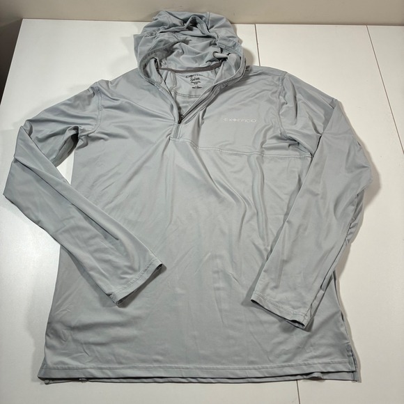 Exofficio Other - ExOfficio Sol Cool Hoodie Large Gray 1/4 Zip Sun Shirt Fishing Hiking Light
